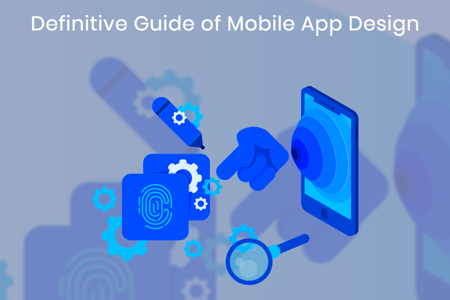 Mobile app design banner