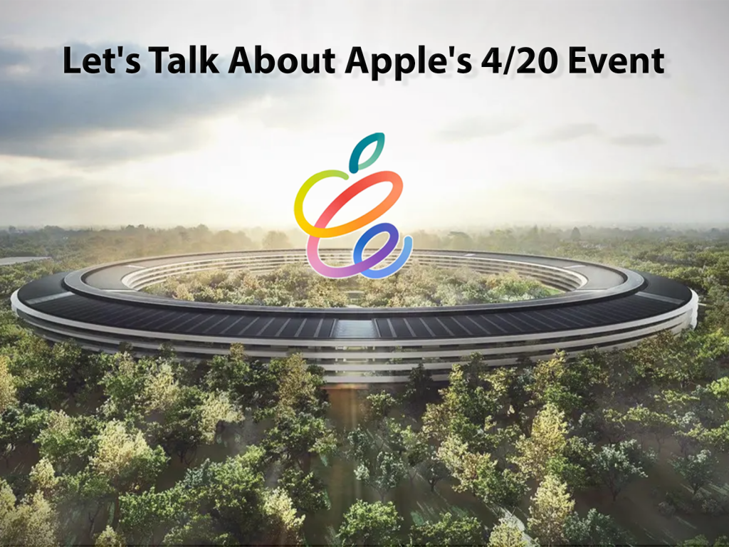 About Apple's 4/20 Event